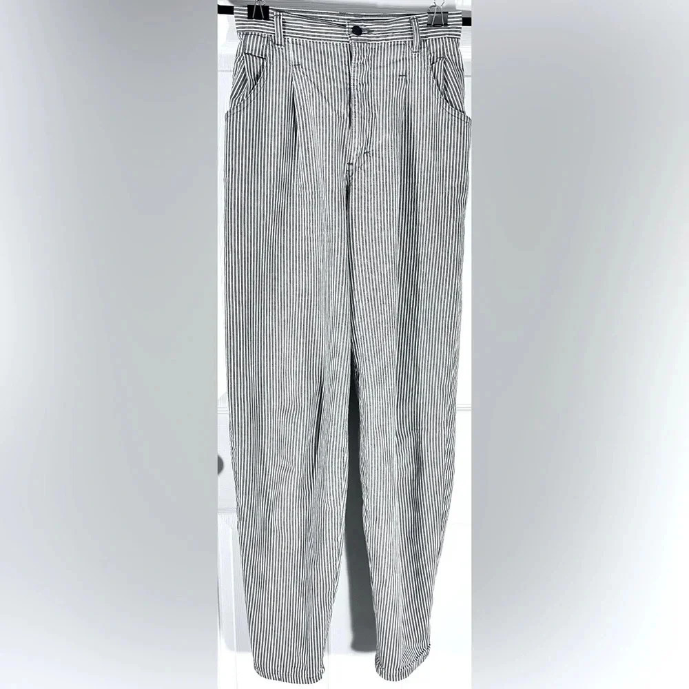Vintage Silver Co. Stripped Pants - 1970-1980s Era